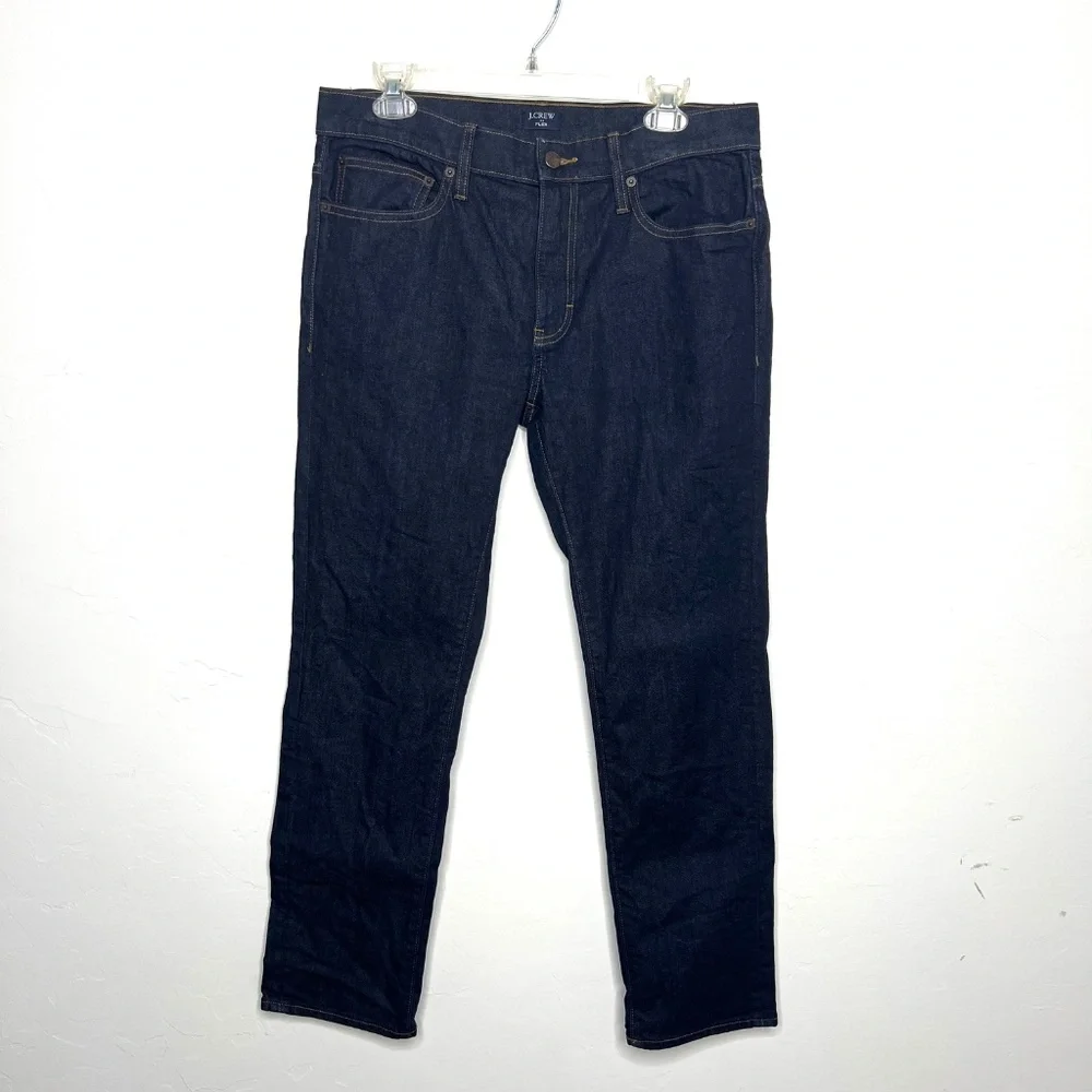 J Crew Men's Slim Fit Jean in Signature Flex, Dark Wash Denim